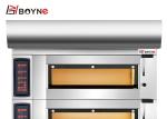 PID Commercial Bakery Kitchen Equipment 2 Layer 4 Trays Electric Oven Plus