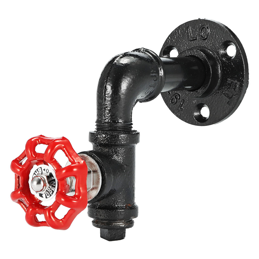 Industrial Grade Steel Pipe Bracket for Faucet Perfect for In Home Applications