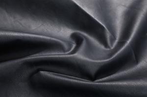 Quality Black Solid Breathable PU Leather , 137cm Waterproof PU Leather wholesale