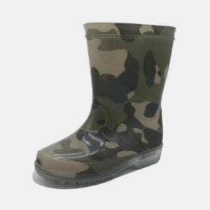 Quality Oil Proof Kids Light Up Rain Boots , 35EU Boys Camo Rain Boots wholesale