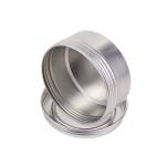 Custom Logo Round Aluminum Cosmetic Jars Metal Tea Canisters For Food Storage