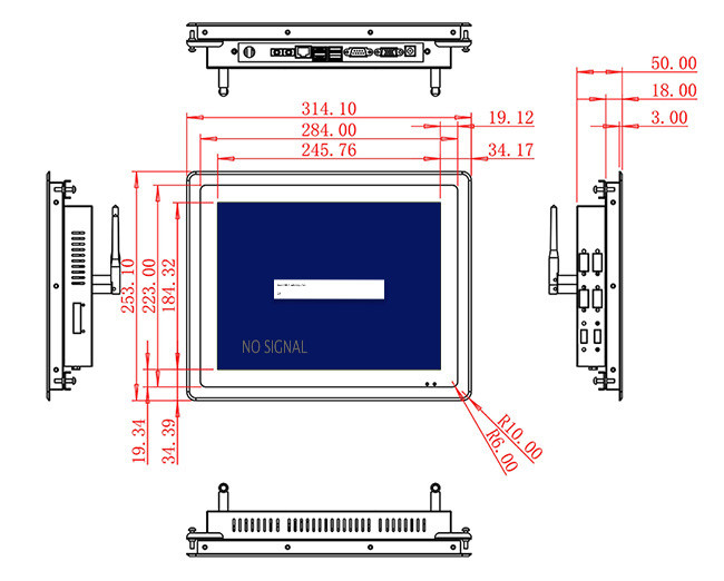 12.1-Inch Versatile Display for Medical Equipment and Automation Systems
