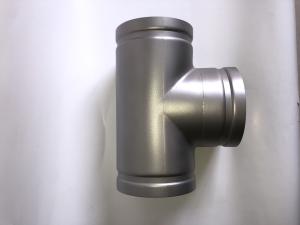 Quality Rolling Sand Stainless Steel Grooved Pipe Fittings Equal Grooved Tee wholesale