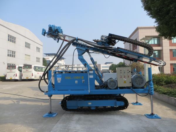Rotary System Drilling Rig Construction , Hydraulic Crawler Drilling Machine MDL