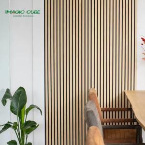 Quality 2400*600*21 mm Akupanel Soundproofing Panel for Interior Wall Veneer Wooden Acoustic wholesale