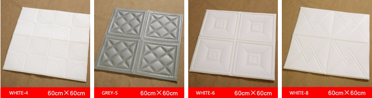 Peel and Stick 3D PE Foam Wall Panels in Modern Design Style for Waterproof Leather-like from 2018