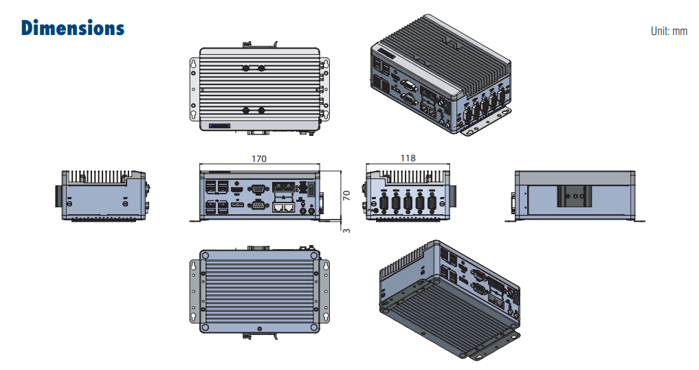 -Advantech- Embedded PCs EPC-C Series EPC-C301EVK-S6A1