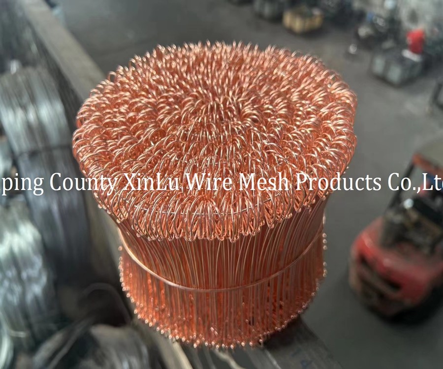 Twins loop Binding Tie Wire 1.0mm Wire Diameter Galvanized Soft Double Loop Bar Tie Wire