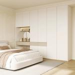 ODM Solid Wood Bedroom Furniture Sets Melamine Board Carcass