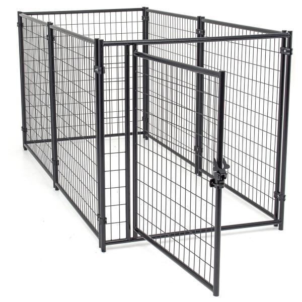 Cheap Attractive Large Heavy Duty Dog Run Outdoor Galvanised With 8cm Gap Vertical Bars for sale