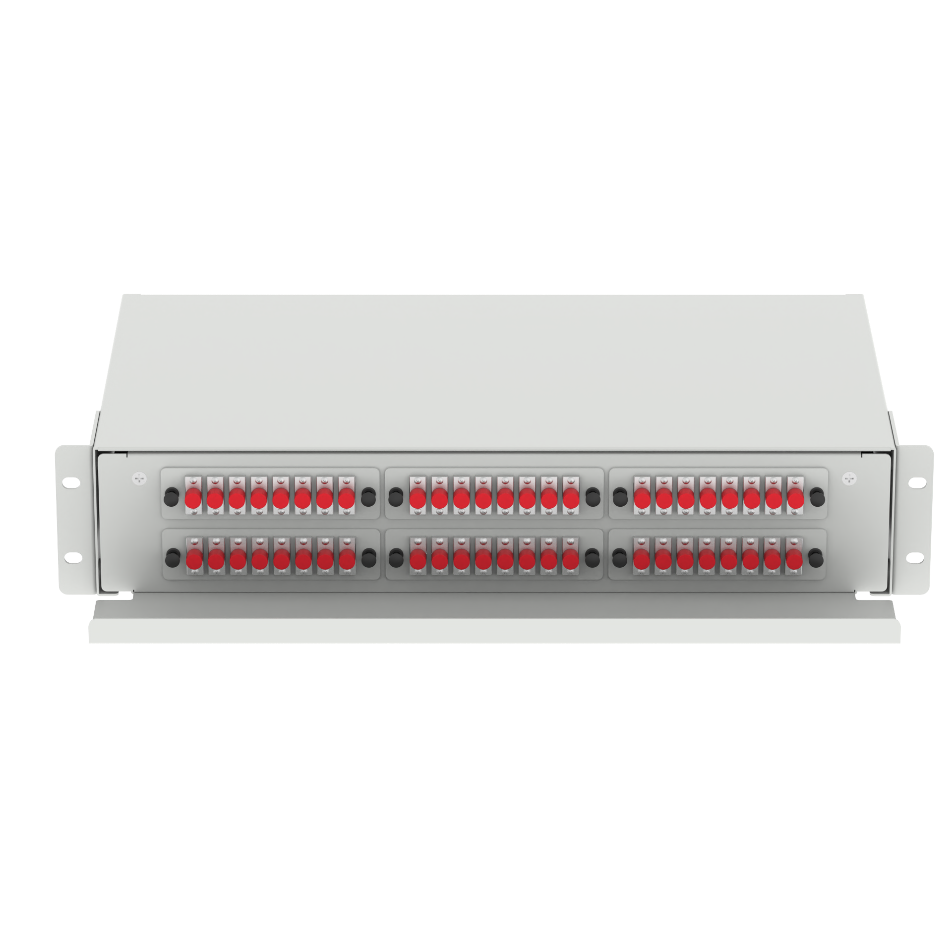 Data Center Optic Fiber Distribution Patchpanel 48 Ports Equipment with 5 Period