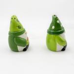Hand Painted Ceramic Craft Christmas Decorative Santa Claus Salt And Pepper
