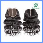 Lace top closure 4''x4'' ,brazilian virgin hair natural color body wave 10''-24'