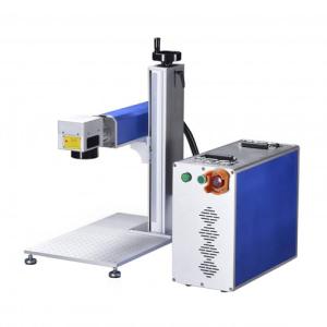 Quality Wind Cooling 100kHz 1064nm Fiber Laser Marking Machine wholesale