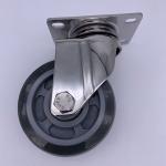 Swivel Plate Mounting 125mm SS Caster Wheels 150kg Load