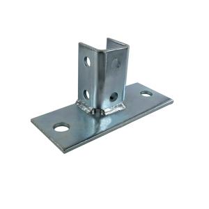 Quality Galvanized Stainless Steel Strut Brackets U Shape Post Base Frameless wholesale