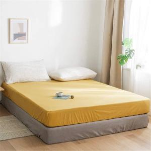 Quality Cheapest Woven Fitted Sheet for Mattress 8 or 14 Inch 4 Way Stretch Microfiber 75gsm wholesale