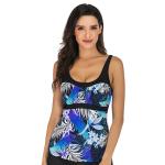 Females Polyester Swim Suit Conservative One Piece Swimwear