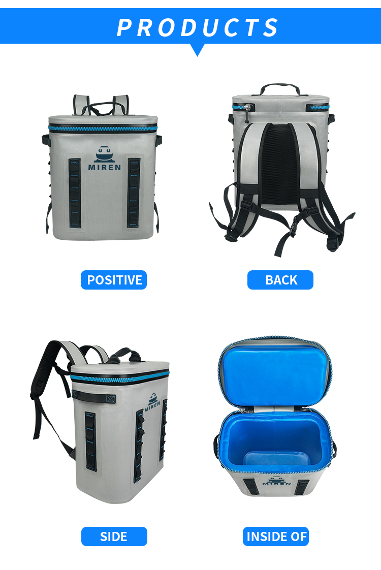 Hot Pressing Soft Cooler Backpack Eco Friendly For Picnic Camping