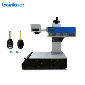 Quality Portable DPSS UV Laser Machine 0.01mm Accuracy JCZ For Car Key Chain wholesale
