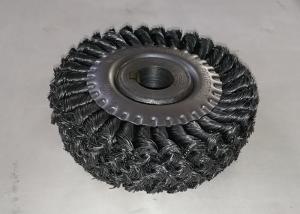 Quality Four Section Knotted Wire Wheel Brush Roller 150mm OD For Rust Removal wholesale