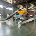 Two Shaft E Waste Scrap Metal Crusher Plastic Shredder Recycling Machine for
