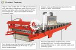 Corrugated Iron Sheet 12m/Min Roof Tile Roll Forming Machine