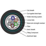 Double Armored Sheathed SM G652D Optical Fiber Cables