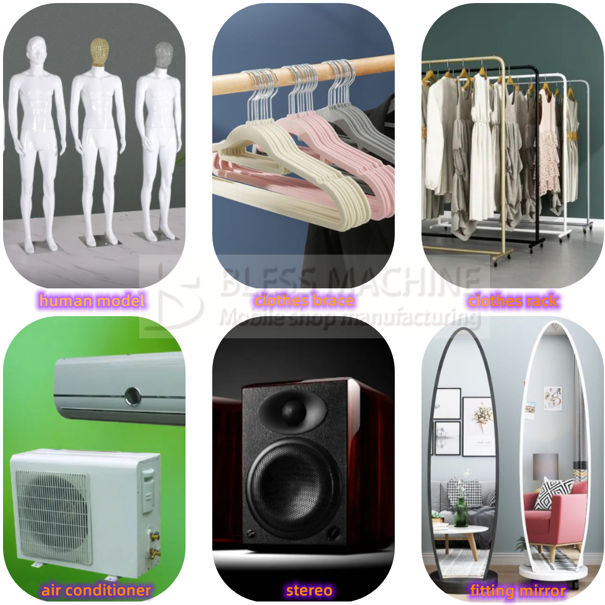 2022 Electric Mobile Clothing Hair Salon Boutique Truck Trailer Cart for Seasoning Plant