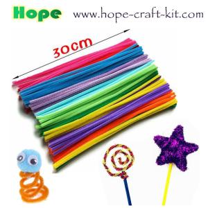Quality 6mm, 7mm, 8mm, 9mm Pipe Cleaners, Chenille Stems for hobbies &amp; kids DIY hand-crafted material wholesale