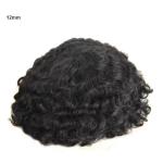 Full Lace Hair Units for Black Men Afro Curly African American Toupee Hairpiece
