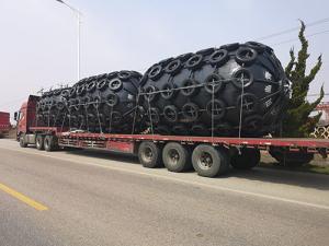 Quality High Strength Natural Rubber Pneumatic Boat Fender 80KPa wholesale