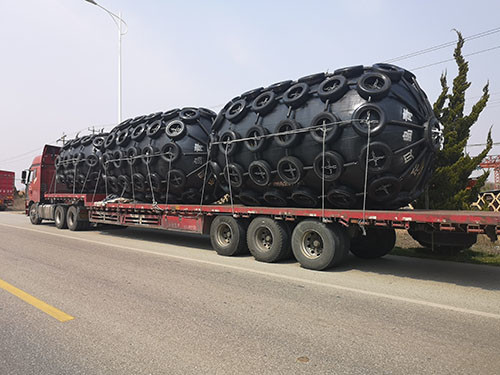 Integral Winding Rubber Fender Inflatable Boat Buoy Explosion Proof