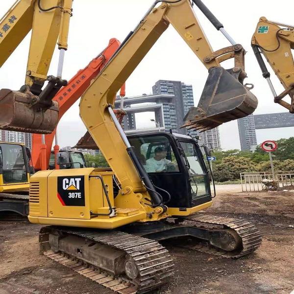 CAT307E second-hand excavator, perfect performance, fast action, low price, two