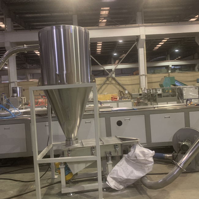 Conical Screw Waste Plastic Hot Cutting PVC Pelletizing Line