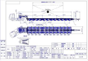 Quality Heavy Machine Transport Hydraulic Modular Trailer With Detachable Gooseneck wholesale