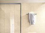 Cream Beige Marble Glazed Porcelain Tile Heat Insulation Antibacterial