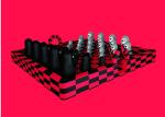 Commercial Giant Inflatable Fun City Black And Red Zoo Jumping Bounce For Kids
