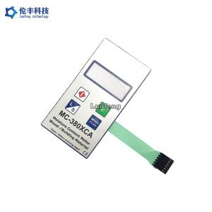Quality Custom Membrane Switch Keypad , Moisture Content Meter PET Membrane Switch wholesale