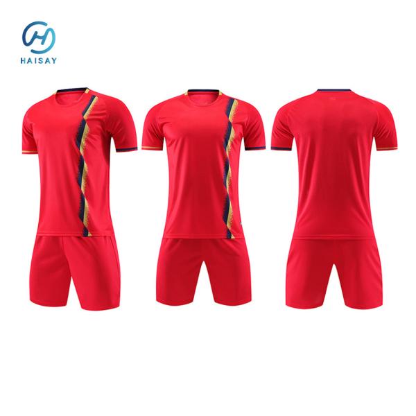 Professional Plain Soccer Jersey for School/Club Game Training 150gsm Fabric