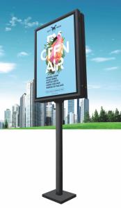 Quality Pole Mounted LED Digital Signage Display Iron Cabint LED Digital Display Screens wholesale