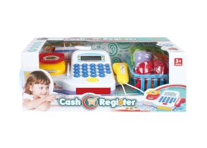 Quality 15 &quot; Functional Basket Scale Children's Cash Register Toys Pink Color wholesale