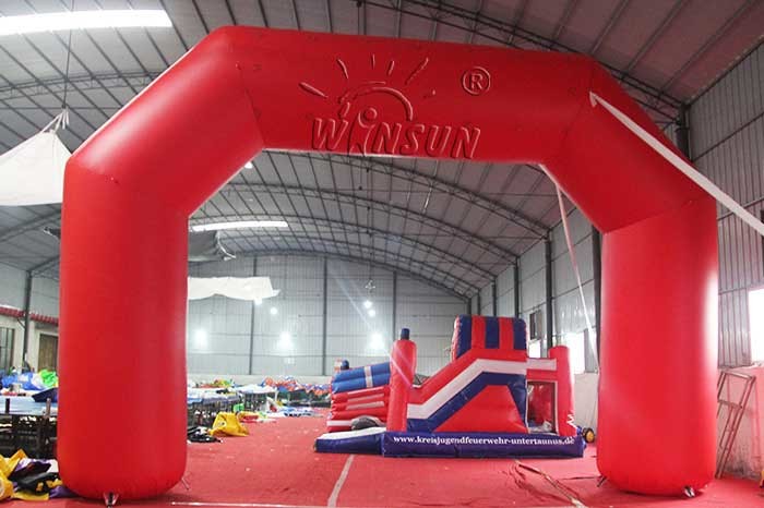 Customized Size Inflatable Entrance Arch With Air Blower And Repair Kits