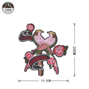 Quality Handmade Rhinestone Patch #C1007 Embroidery Flower Applique wholesale