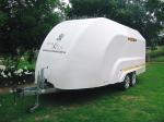 Fibreglass Reinforced Plastic Motorcycle Luggage Trailer Customized Painted