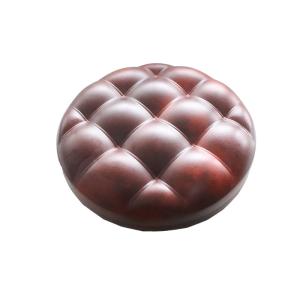Quality 330mm Diameter 75mm Thickness Chair Cushion Pad For Hair Salon PU Bar Chair Round Stool Seat Cushion wholesale