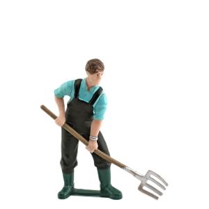 Quality Ploughman Figure People At Work Model Toy Pretend Professionals Figurines Toys For Girls wholesale