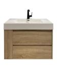 Hotel Bathroom Furniture Custom Size Waterproof Vanity Floor Mounted and Space