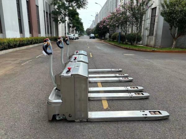 Electric Pallet Lifter Jack Body Material SUS 304 Capacity 2 Tons Pedestrian