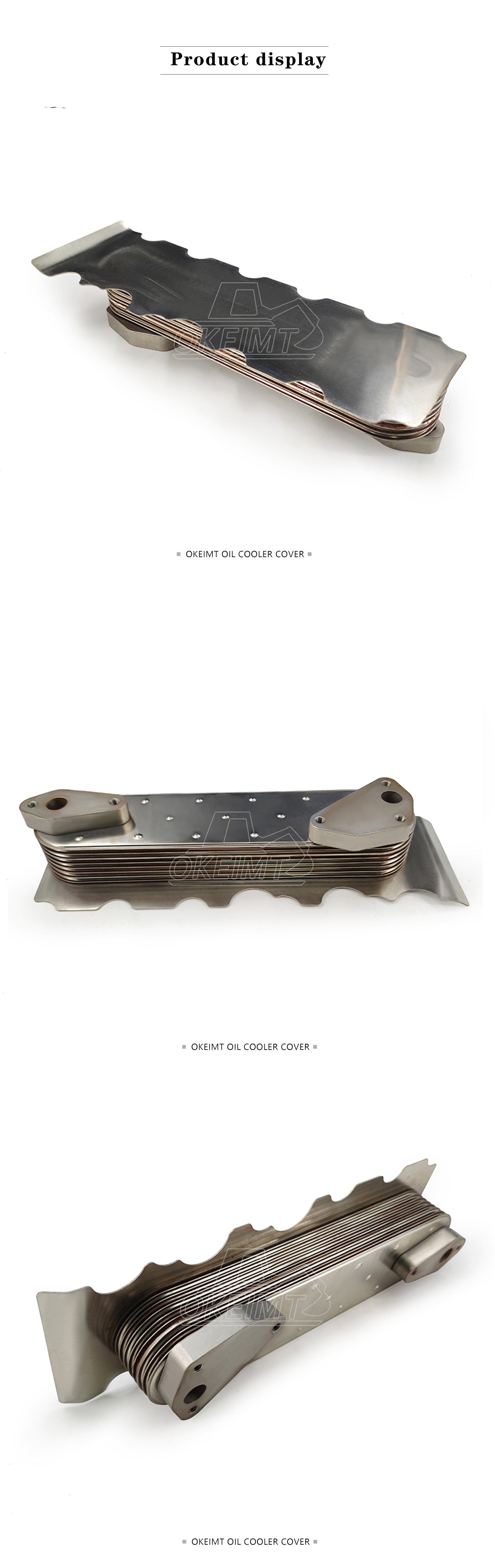 Engine Oil Cooler 65.05606-5030A Engine Oil Cooler Core for Doosan Engine Parts DL08